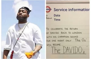 Davido/O2Arena